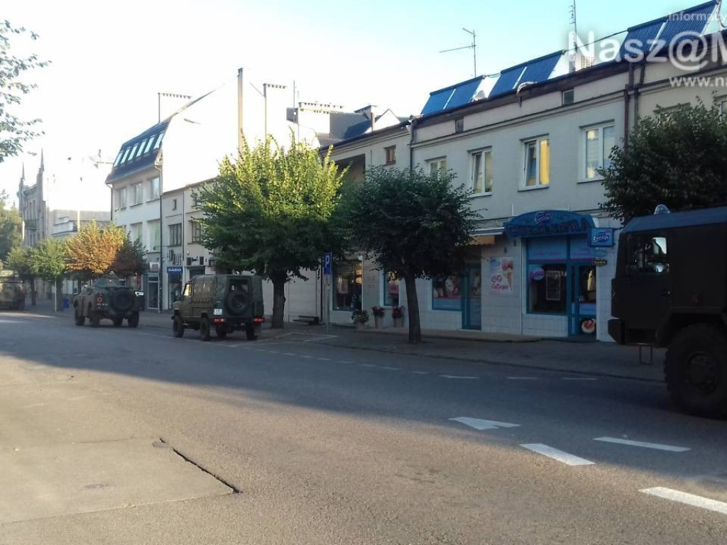 Wojsko już przywiozło ciężki sprzęt do Mławy