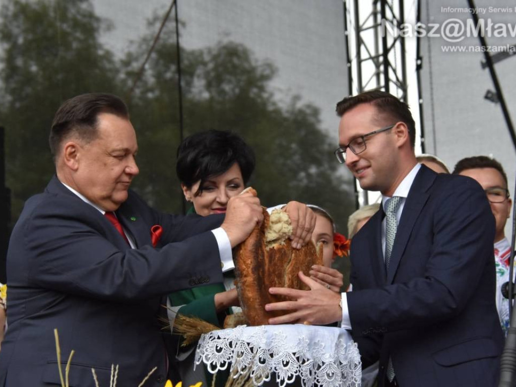 Mławianie na Dożynkach Województwa Mazowieckiego w Ciechanowie