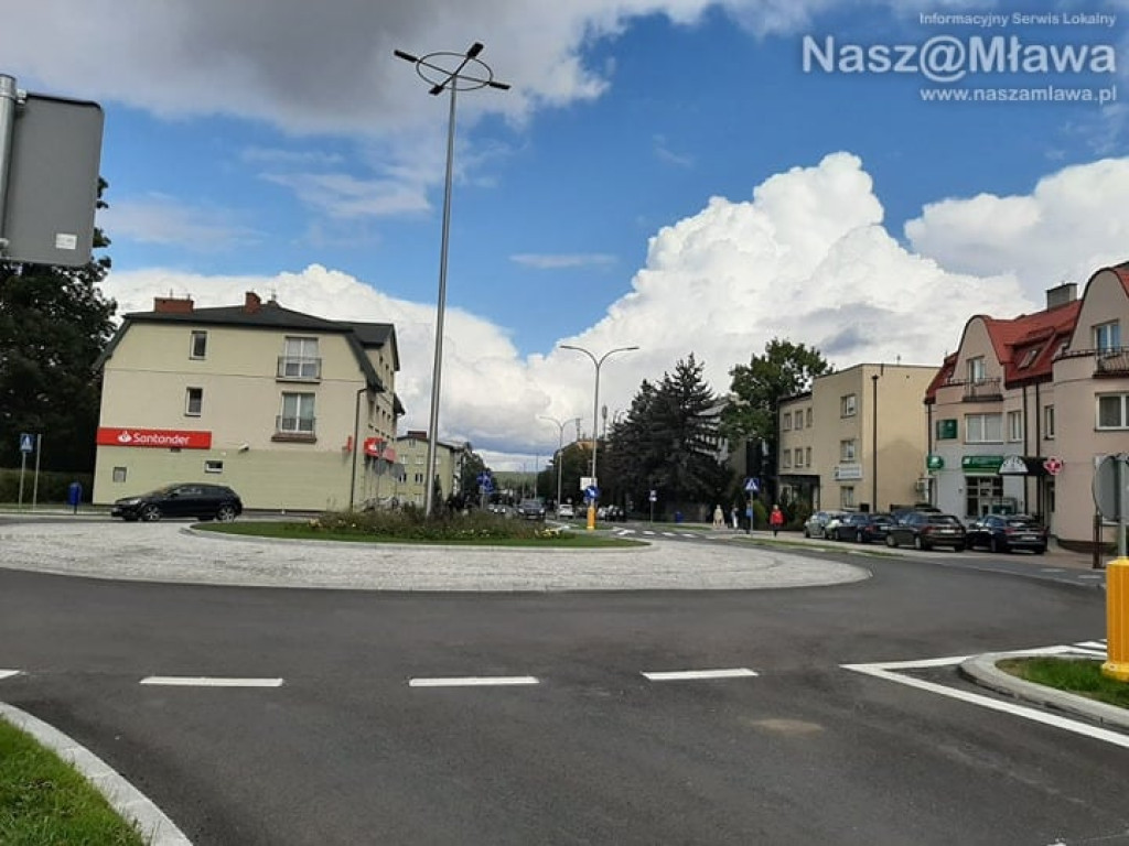 Lelewela otwarta. Można jechać rondem przed policją