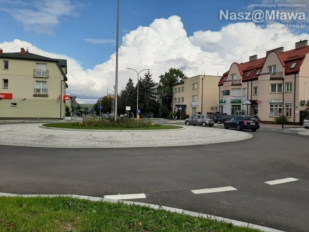 Lelewela otwarta. Można jechać rondem przed policją