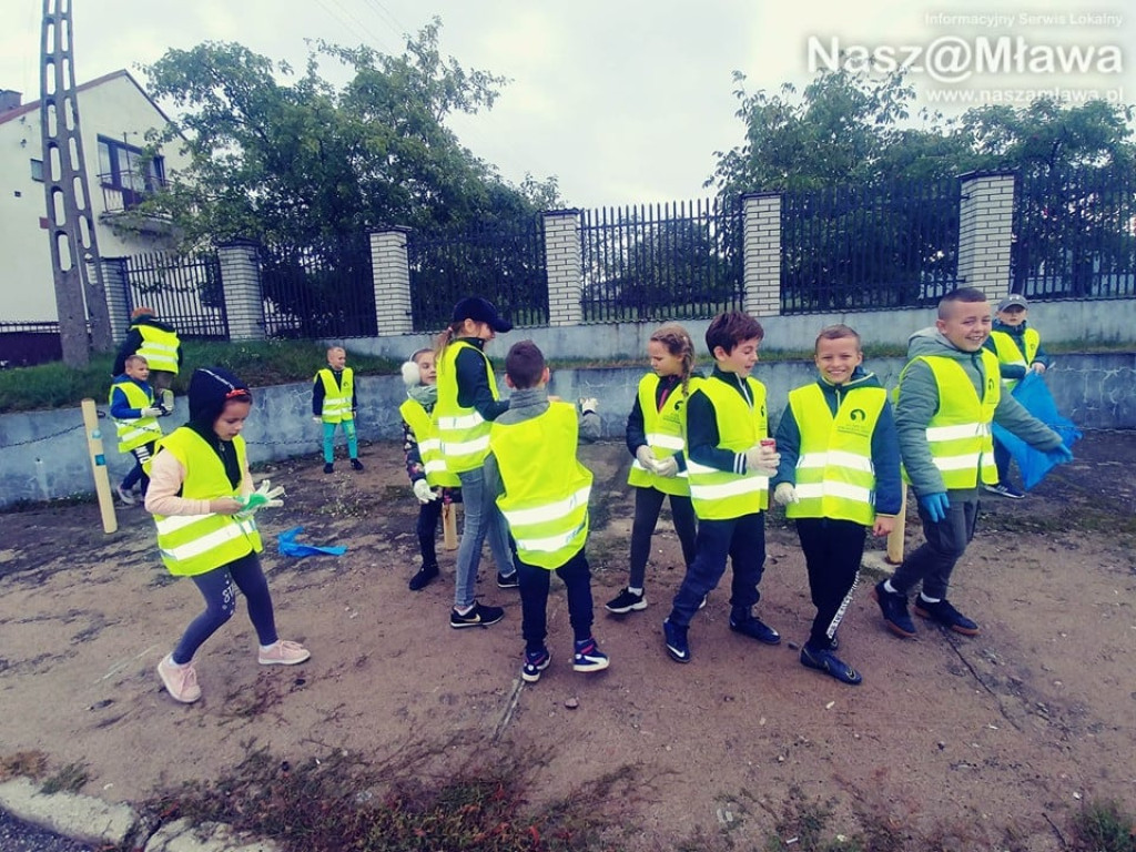 #sprzątaMY - mławscy uczniowie w akcji
