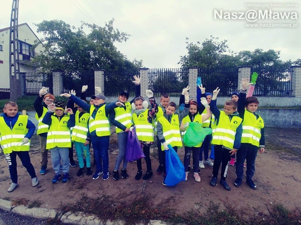 #sprzątaMY - mławscy uczniowie w akcji