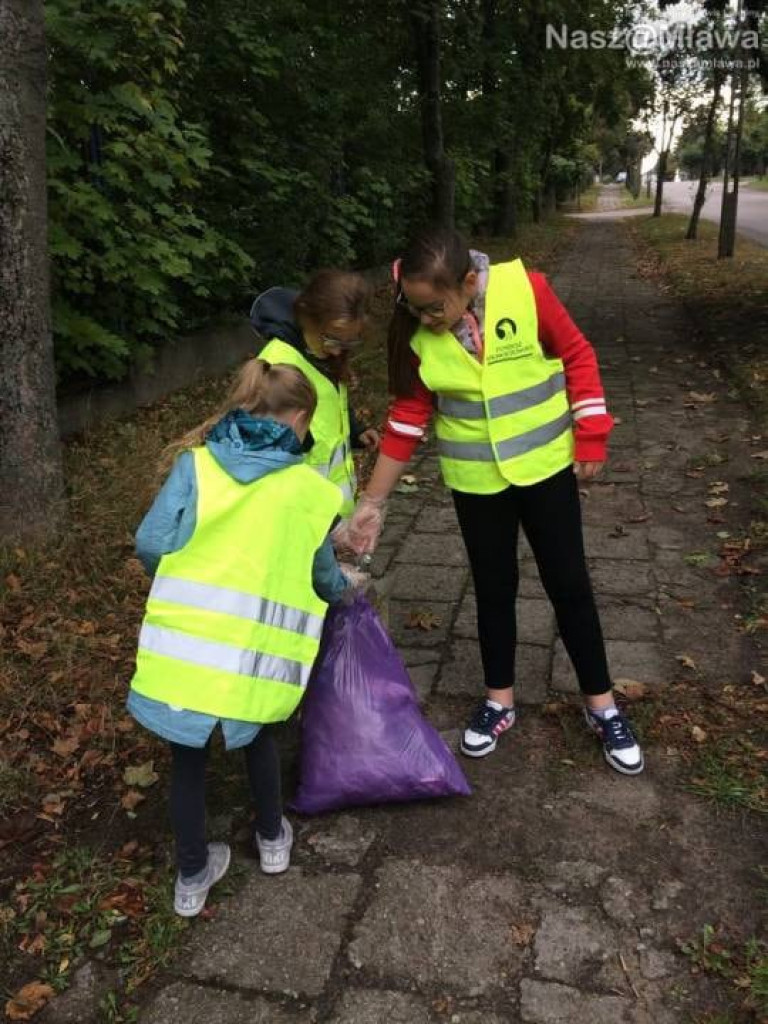 #sprzątaMY - mławscy uczniowie w akcji