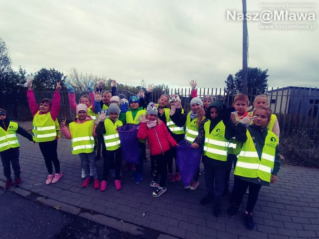 #sprzątaMY - mławscy uczniowie w akcji