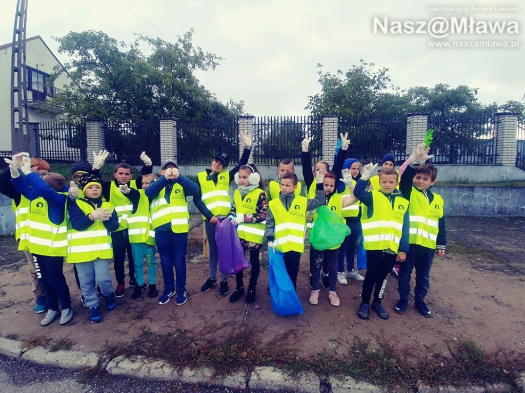 #sprzątaMY - mławscy uczniowie w akcji