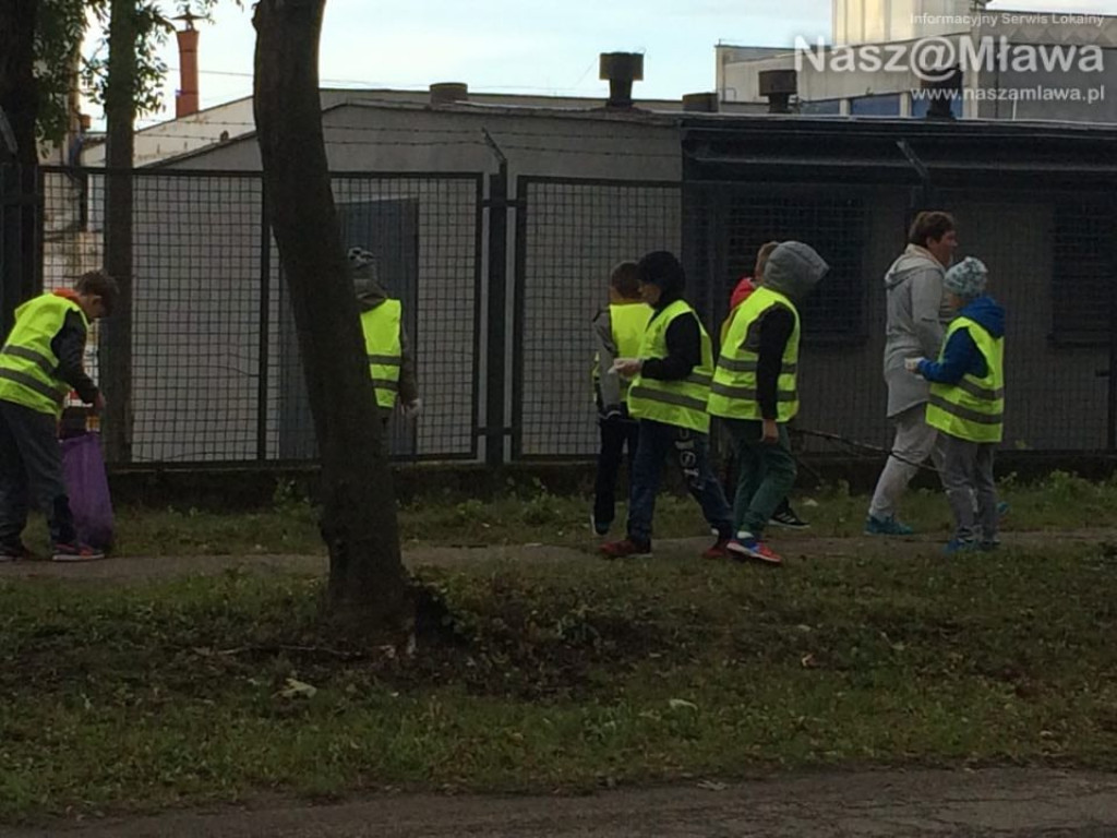 #sprzątaMY - mławscy uczniowie w akcji