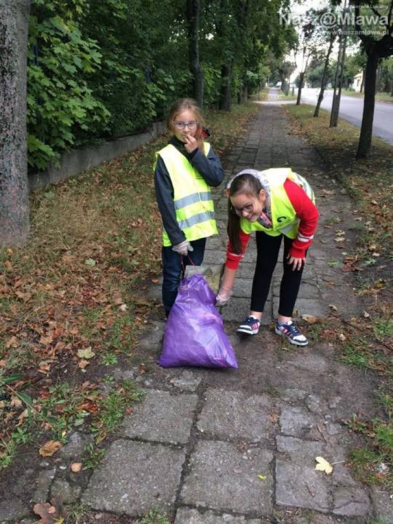#sprzątaMY - mławscy uczniowie w akcji