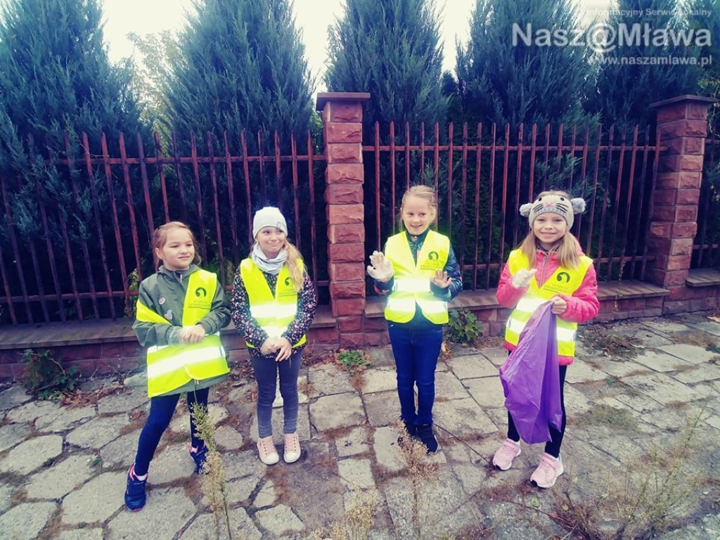 #sprzątaMY - mławscy uczniowie w akcji
