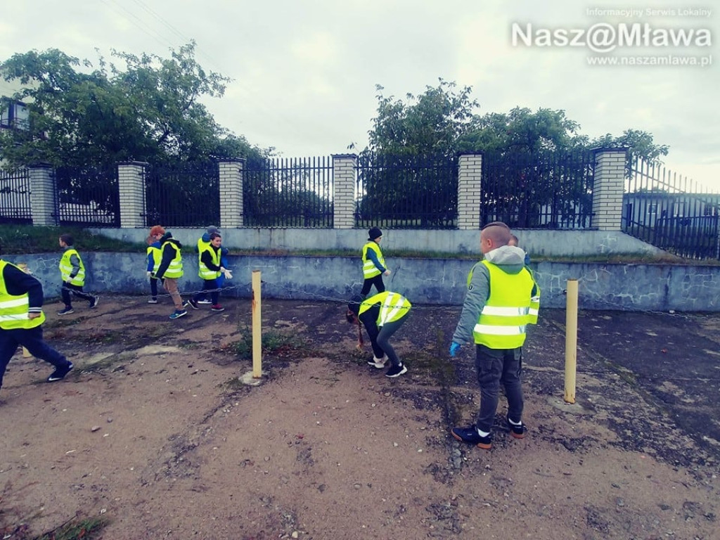 #sprzątaMY - mławscy uczniowie w akcji
