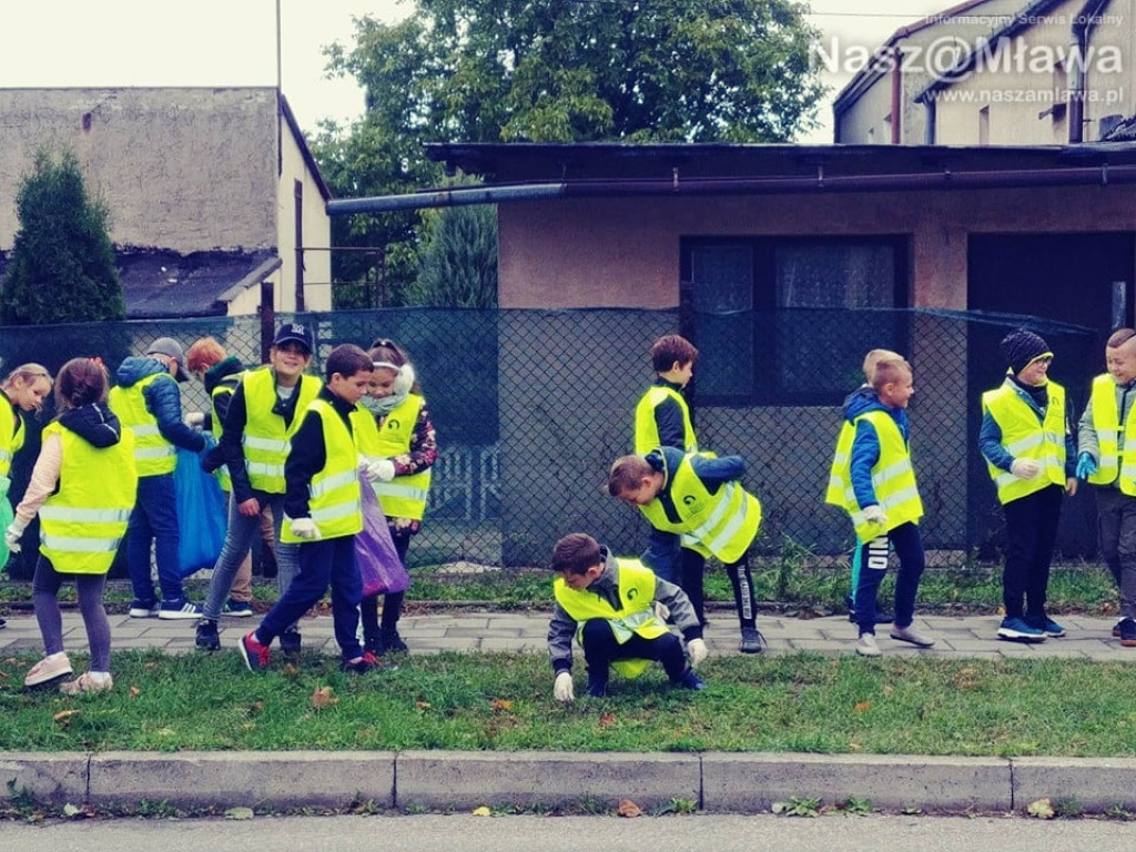 #sprzątaMY - mławscy uczniowie w akcji