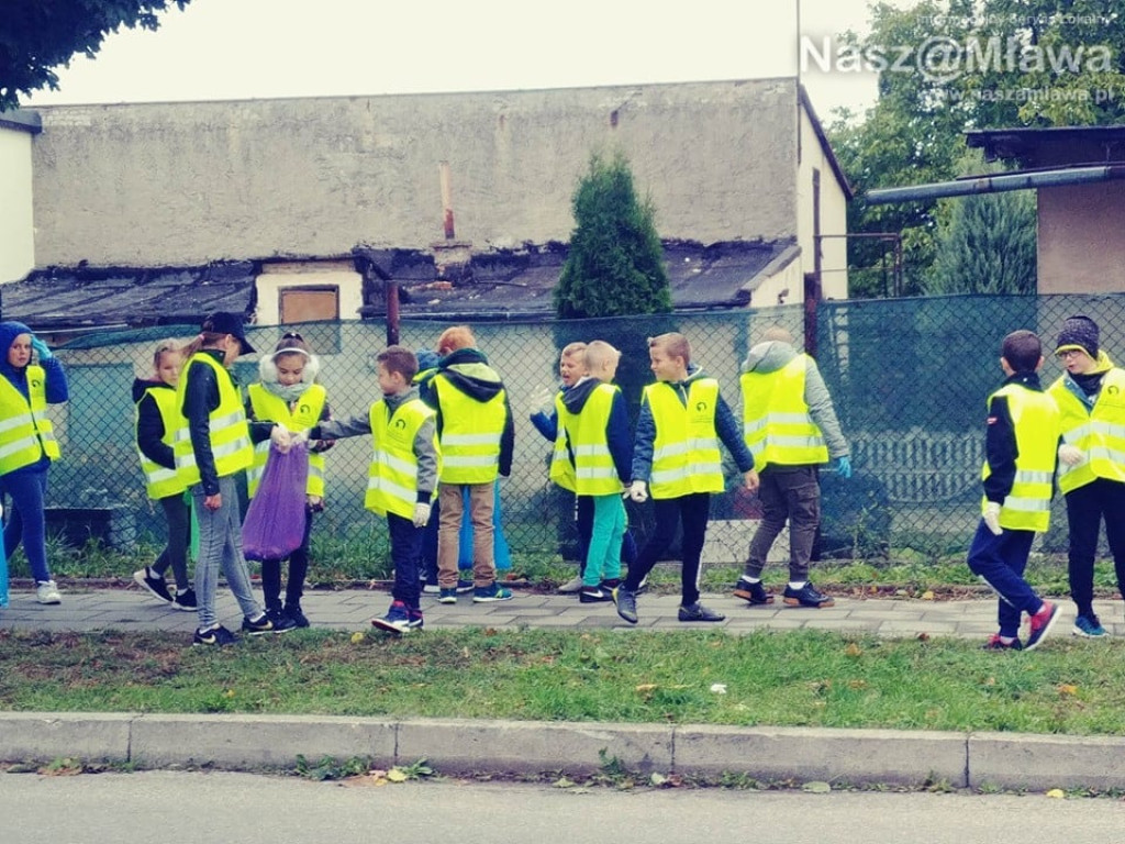 #sprzątaMY - mławscy uczniowie w akcji
