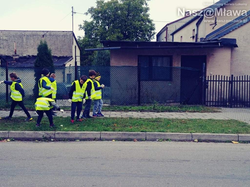#sprzątaMY - mławscy uczniowie w akcji