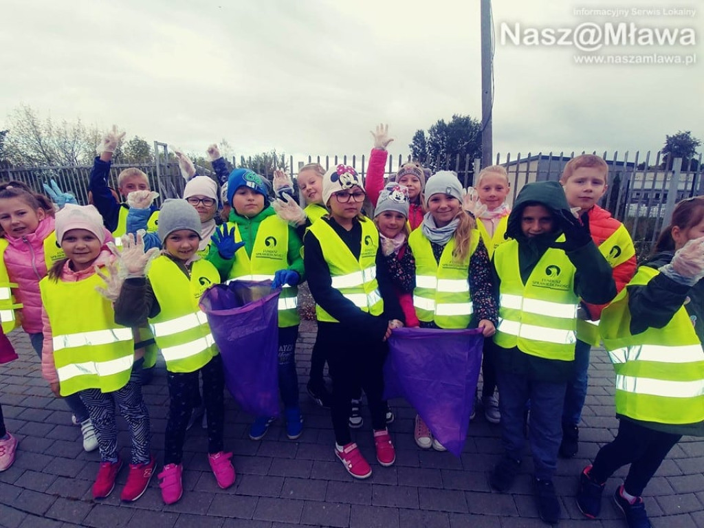 #sprzątaMY - mławscy uczniowie w akcji