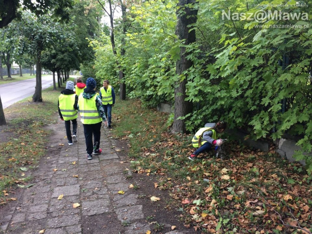 #sprzątaMY - mławscy uczniowie w akcji
