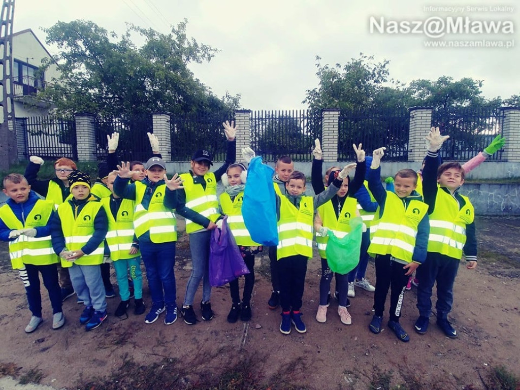 #sprzątaMY - mławscy uczniowie w akcji