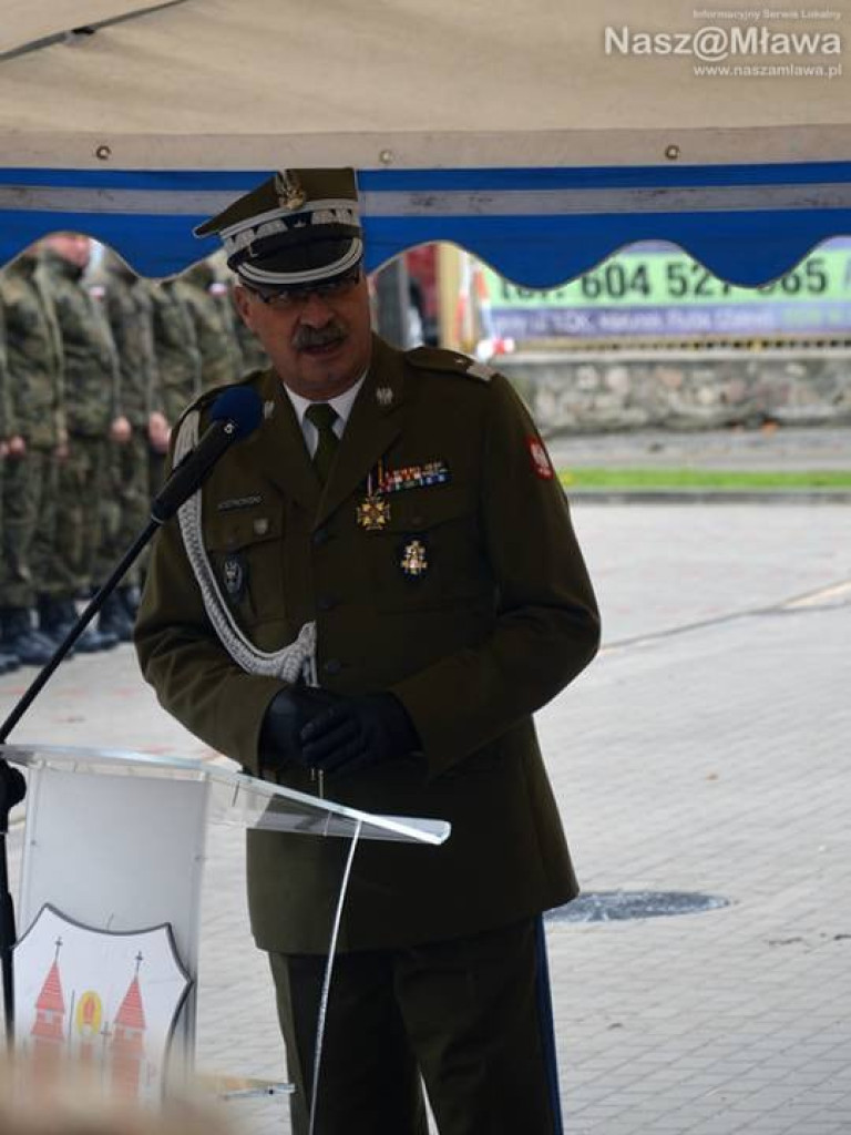 Wojsko na otwarciu ronda w Mławie. Fotorelacja