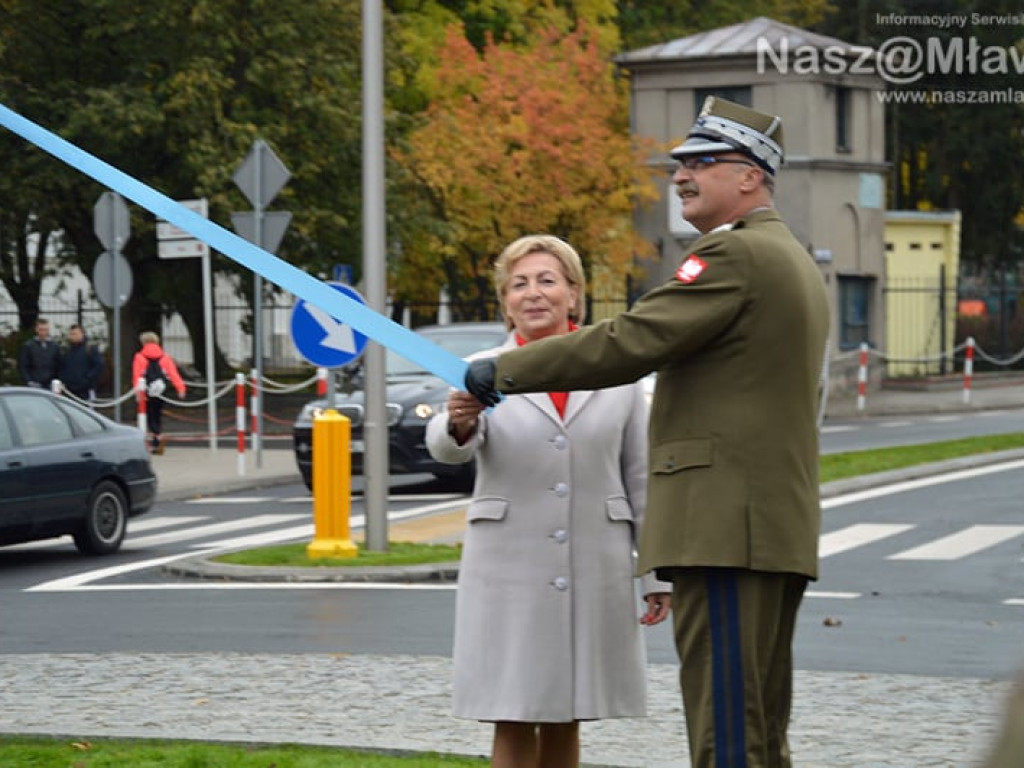Wojsko na otwarciu ronda w Mławie. Fotorelacja
