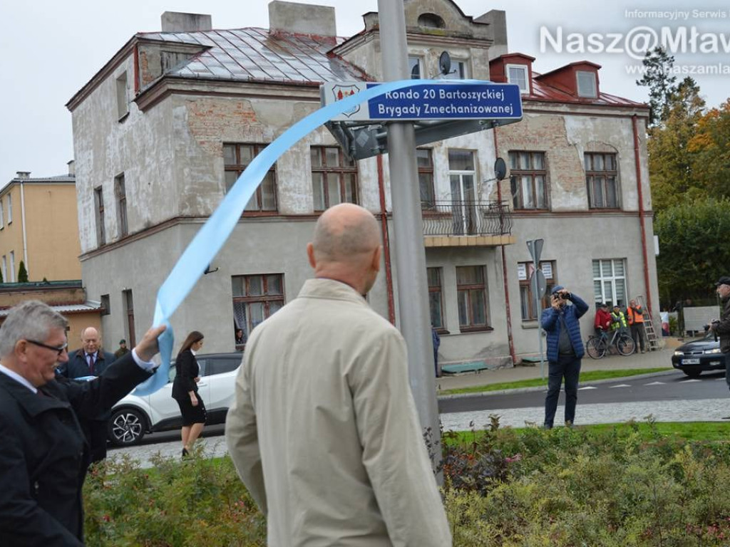 Wojsko na otwarciu ronda w Mławie. Fotorelacja