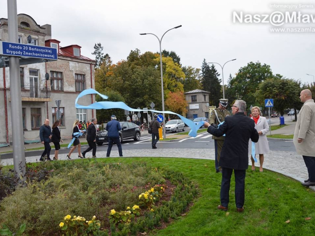 Wojsko na otwarciu ronda w Mławie. Fotorelacja