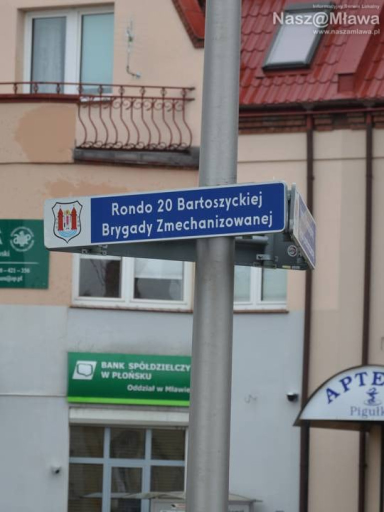 Wojsko na otwarciu ronda w Mławie. Fotorelacja