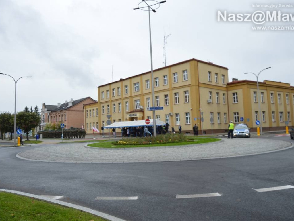 Wojsko na otwarciu ronda w Mławie. Fotorelacja