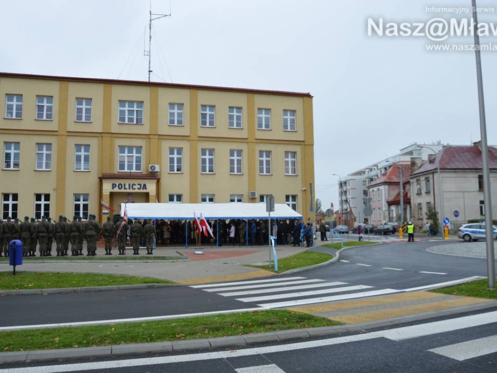 Wojsko na otwarciu ronda w Mławie. Fotorelacja