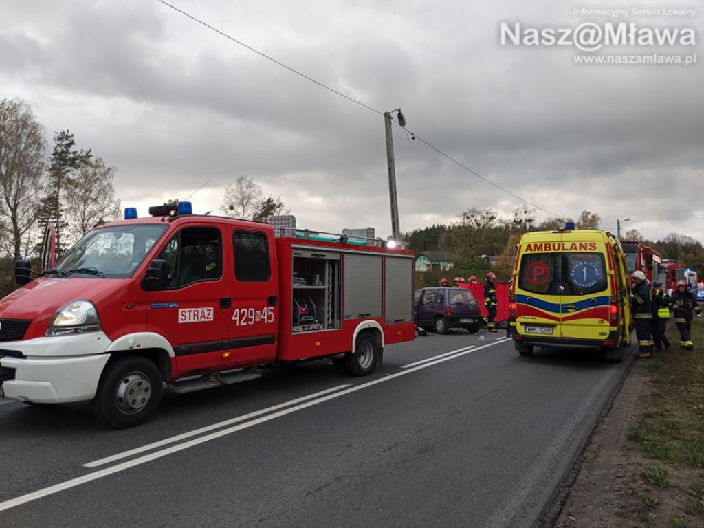 Wypadek w Mławce. Kobieta zginęła na miejscu [AKTUALIZACJA]