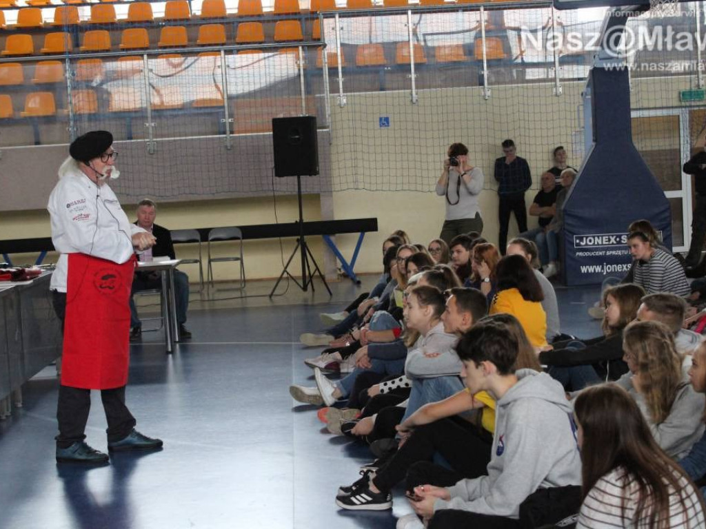 Znany szef kuchni Kurt Scheller w Mławie. FILMY I ZDJĘCIA