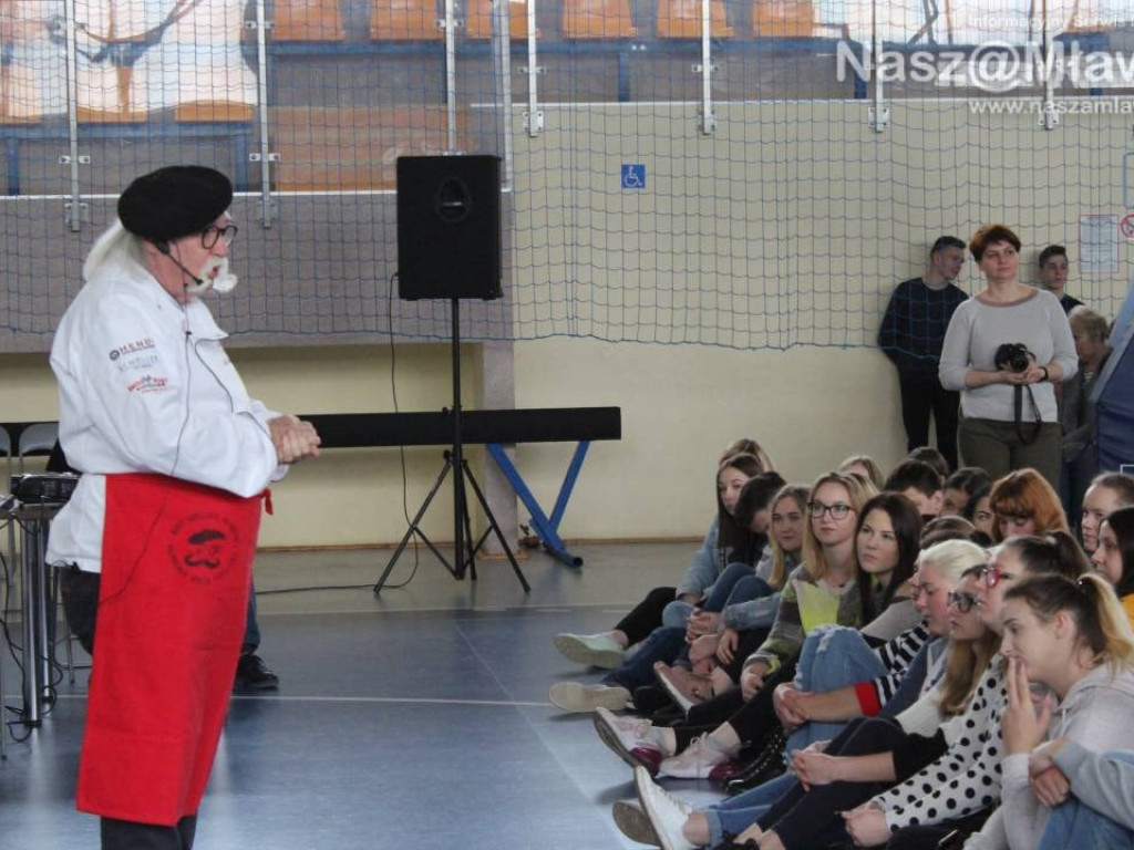 Znany szef kuchni Kurt Scheller w Mławie. FILMY I ZDJĘCIA