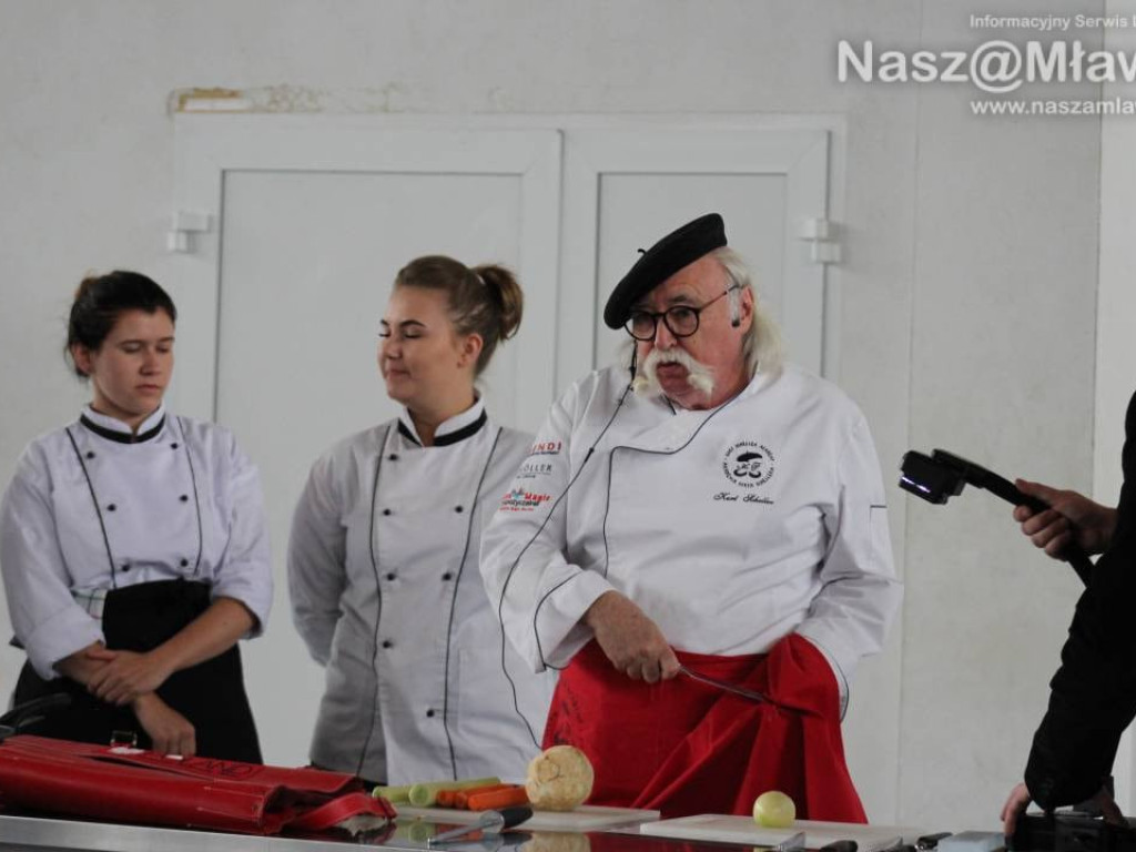 Znany szef kuchni Kurt Scheller w Mławie. FILMY I ZDJĘCIA