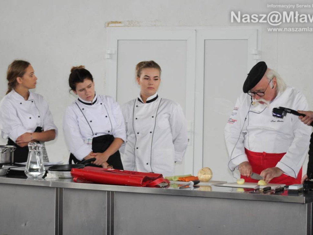 Znany szef kuchni Kurt Scheller w Mławie. FILMY I ZDJĘCIA