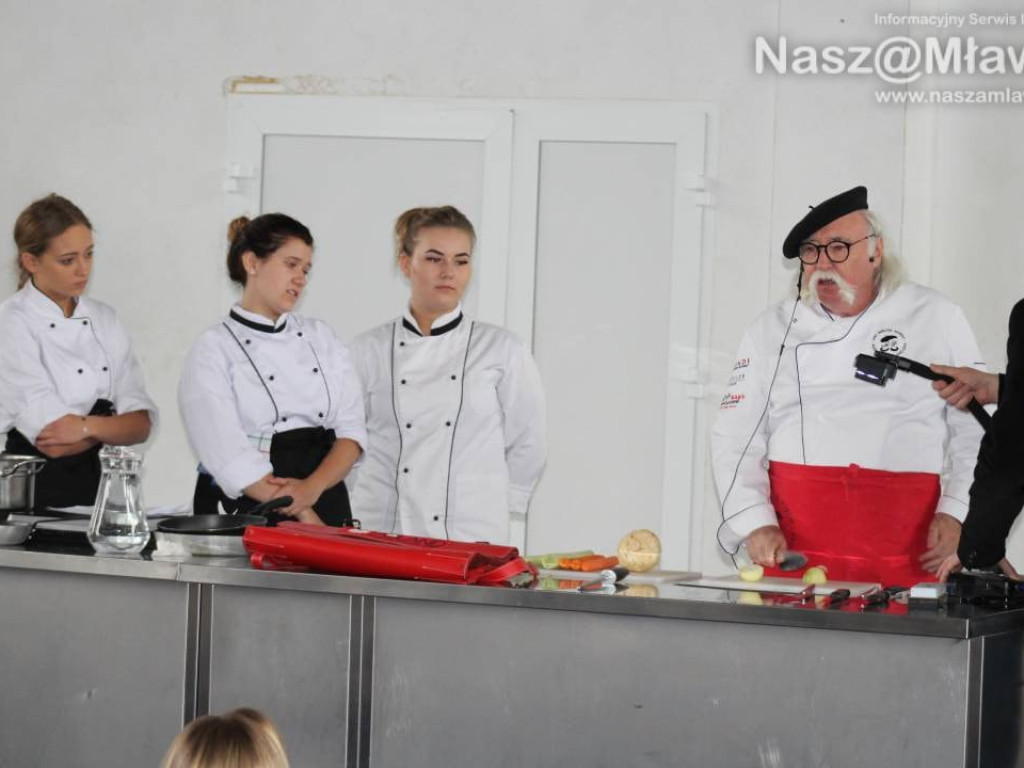 Znany szef kuchni Kurt Scheller w Mławie. FILMY I ZDJĘCIA