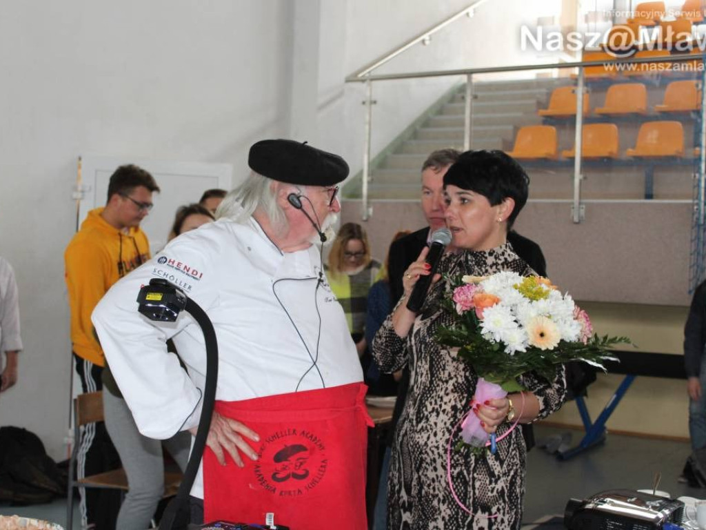 Znany szef kuchni Kurt Scheller w Mławie. FILMY I ZDJĘCIA