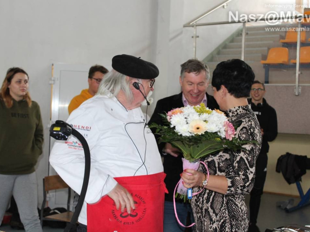 Znany szef kuchni Kurt Scheller w Mławie. FILMY I ZDJĘCIA