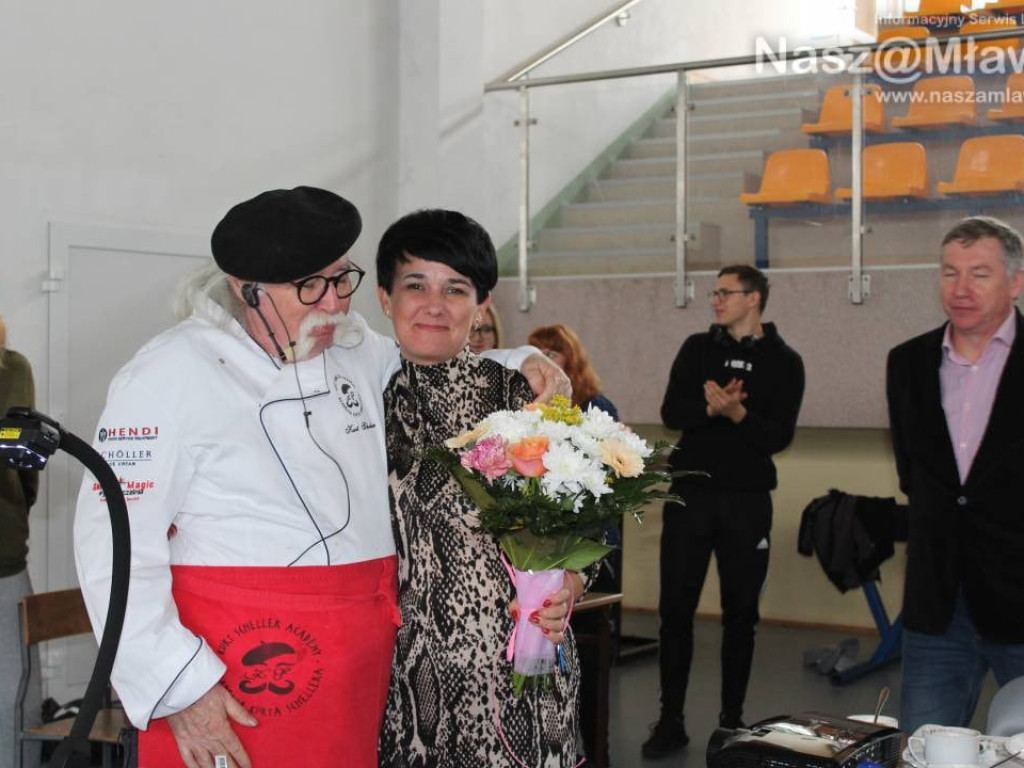 Znany szef kuchni Kurt Scheller w Mławie. FILMY I ZDJĘCIA