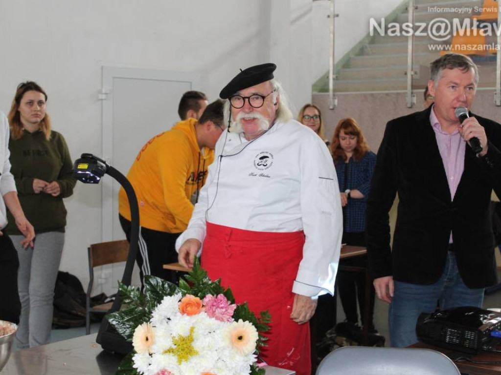 Znany szef kuchni Kurt Scheller w Mławie. FILMY I ZDJĘCIA