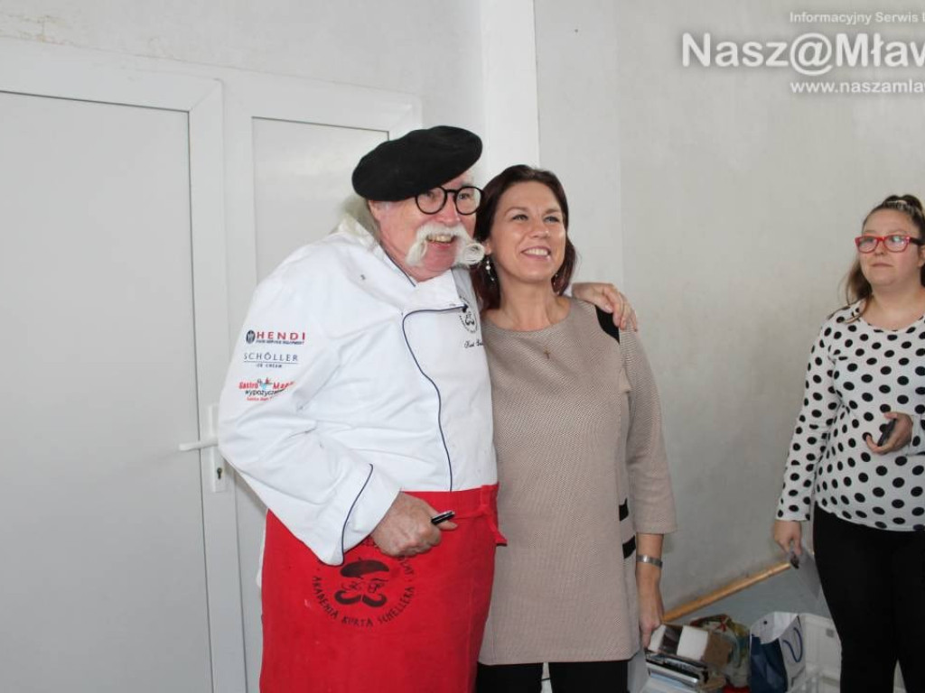 Znany szef kuchni Kurt Scheller w Mławie. FILMY I ZDJĘCIA
