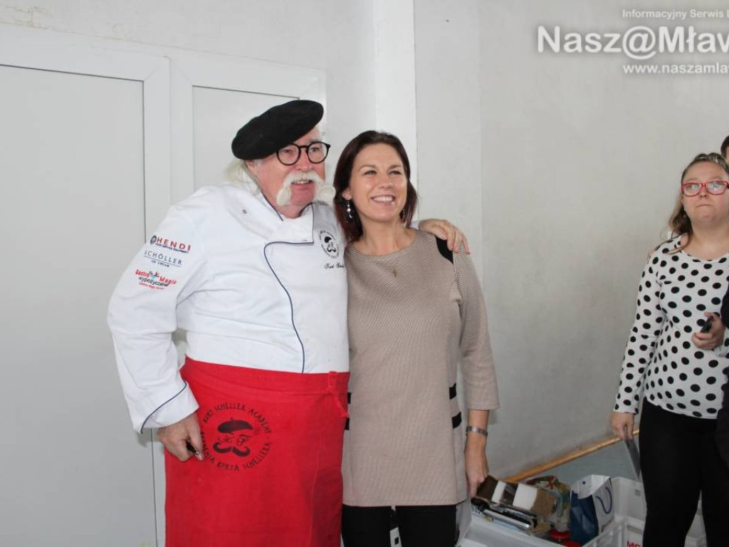 Znany szef kuchni Kurt Scheller w Mławie. FILMY I ZDJĘCIA