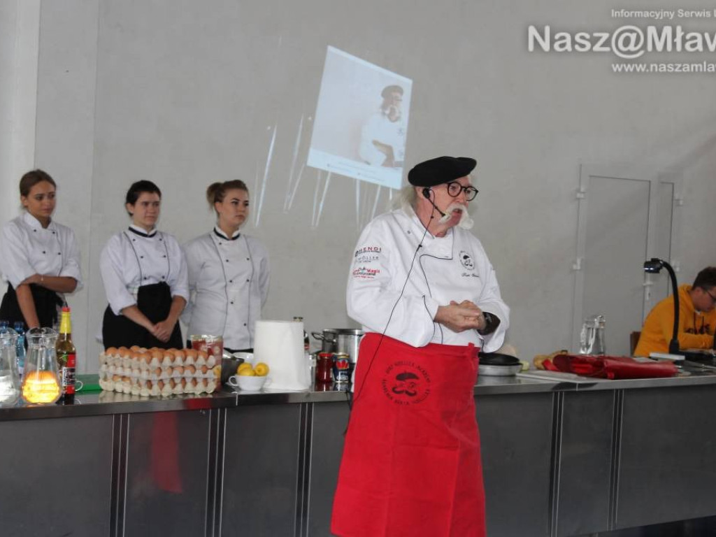 Znany szef kuchni Kurt Scheller w Mławie. FILMY I ZDJĘCIA
