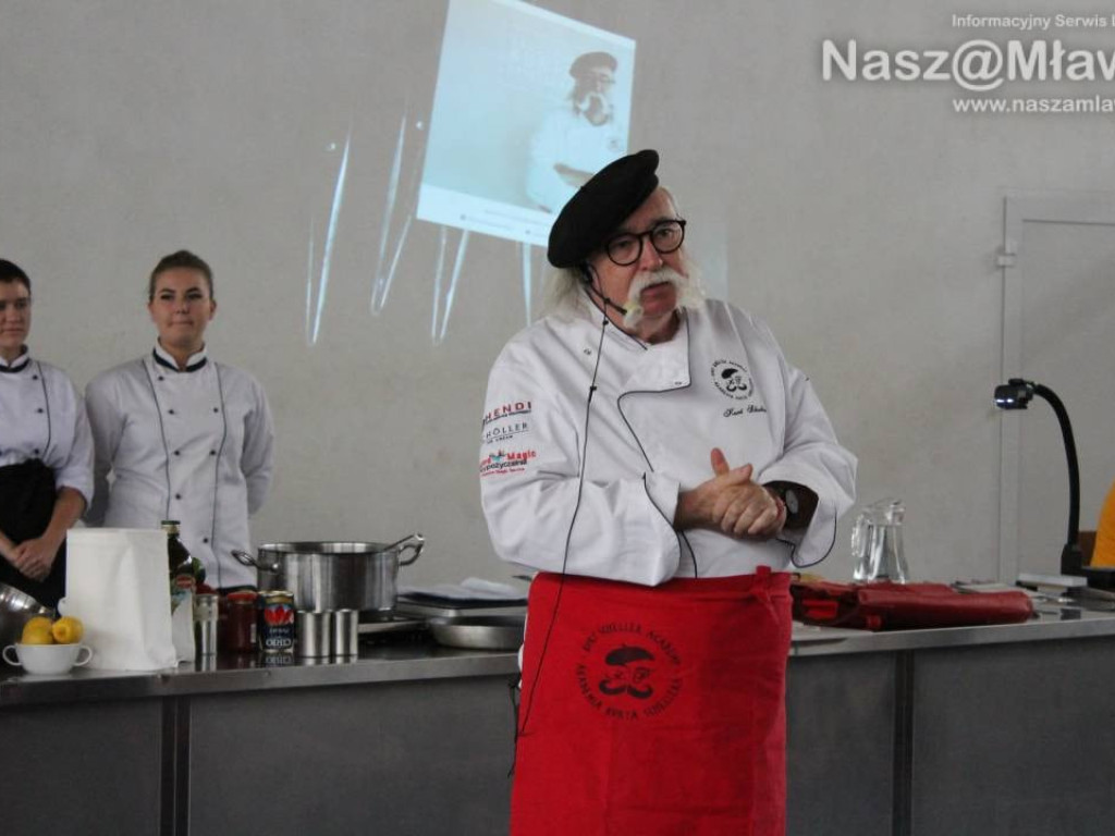 Znany szef kuchni Kurt Scheller w Mławie. FILMY I ZDJĘCIA