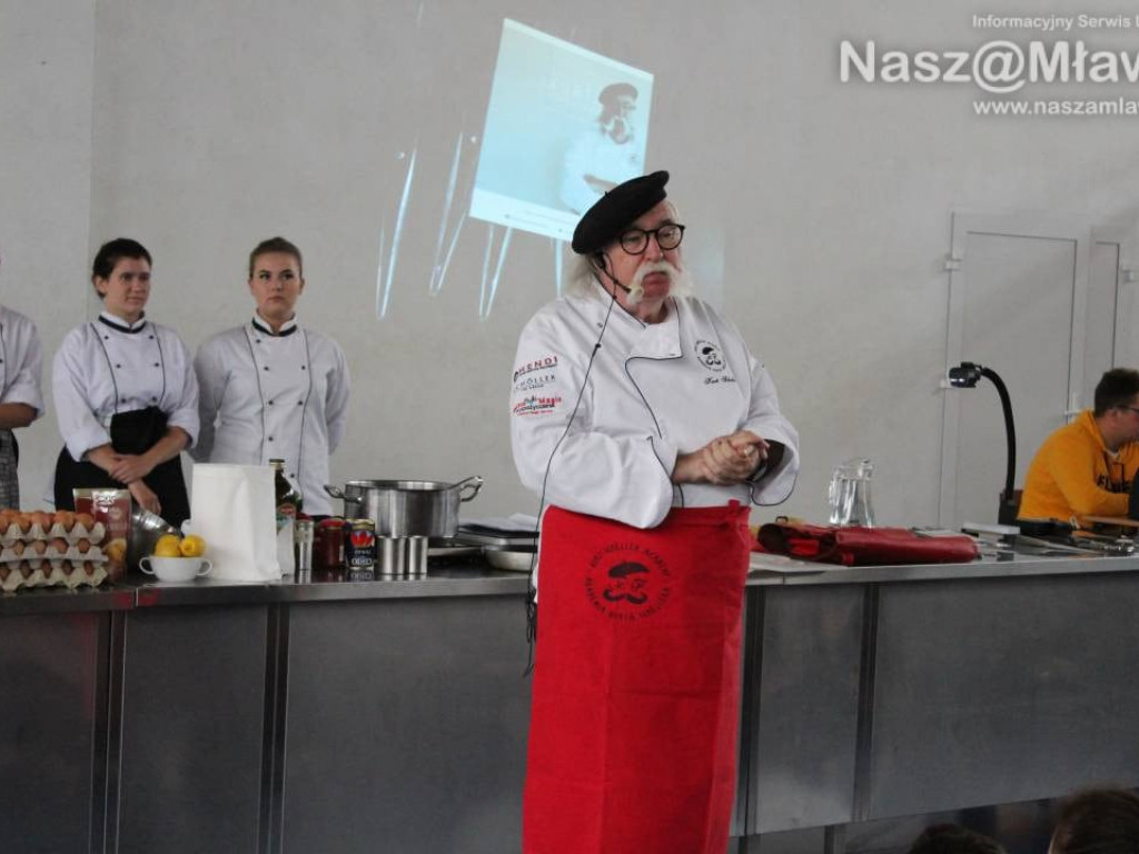 Znany szef kuchni Kurt Scheller w Mławie. FILMY I ZDJĘCIA