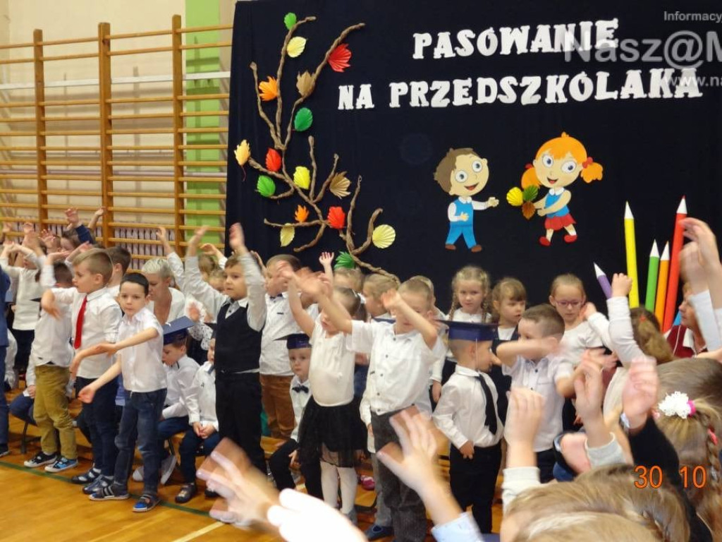 Pasowanie przedszkolaka w 