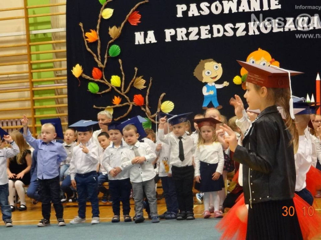 Pasowanie przedszkolaka w 