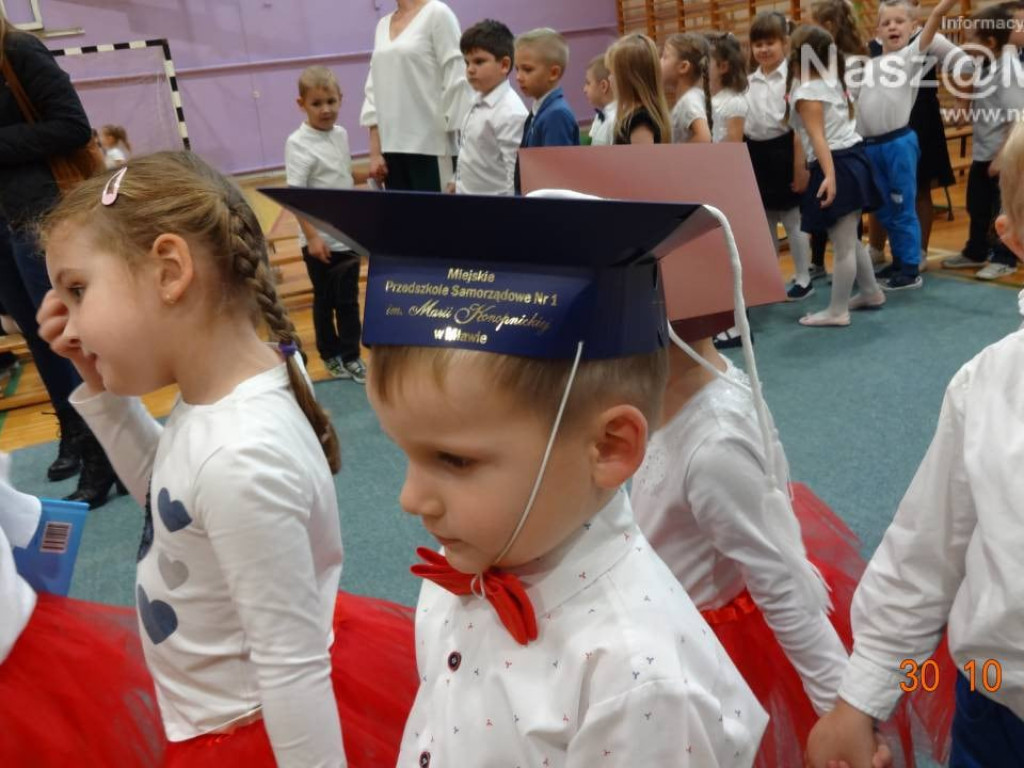 Pasowanie przedszkolaka w 
