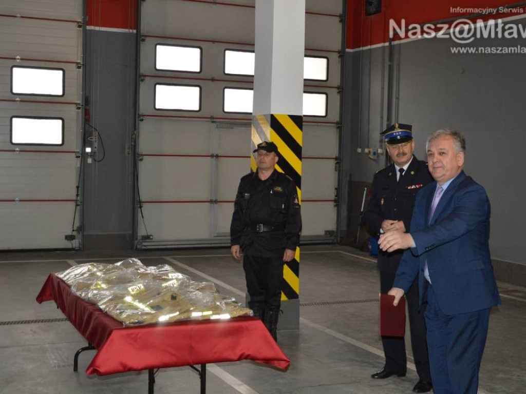 Mława. Strażacy dostali 