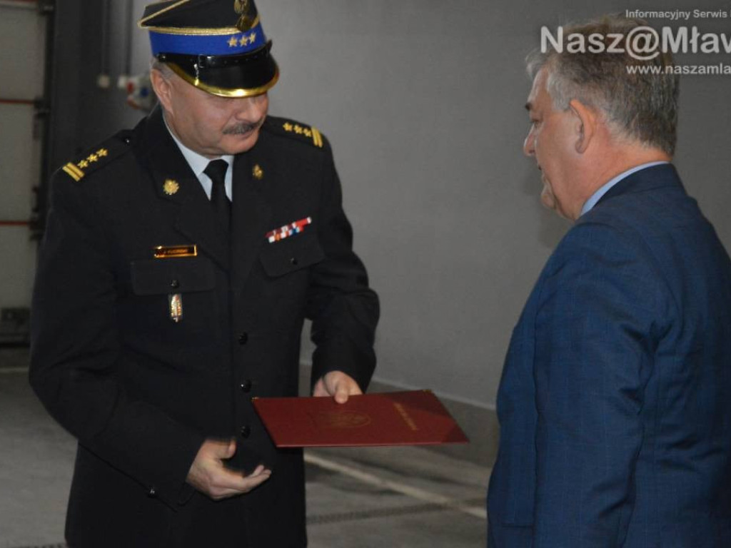 Mława. Strażacy dostali 