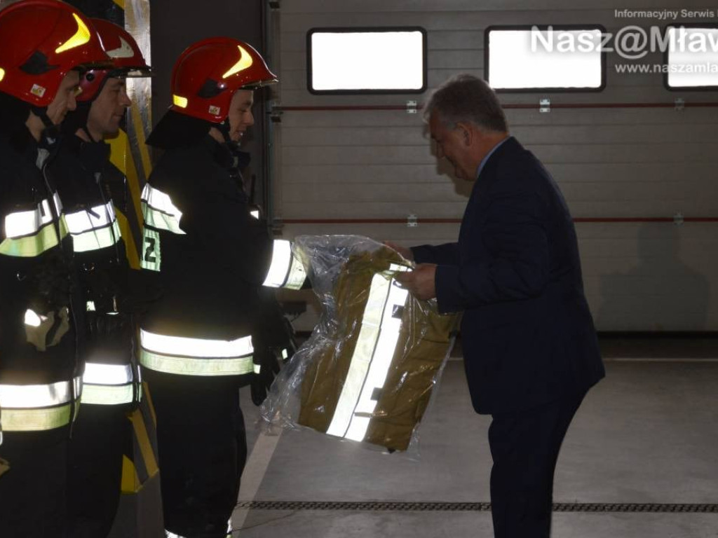 Mława. Strażacy dostali 