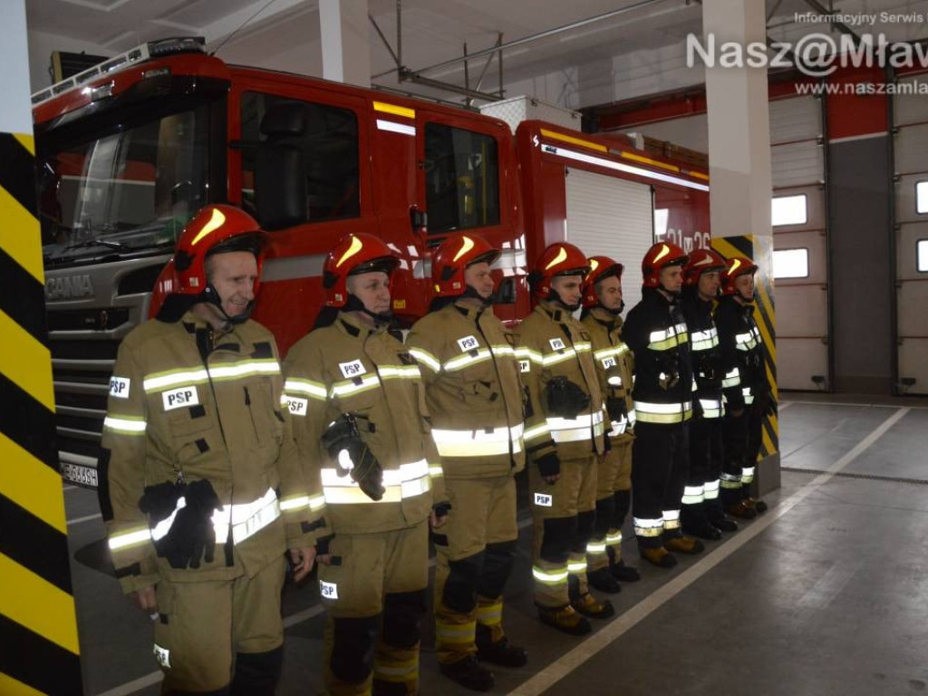 Mława. Strażacy dostali 