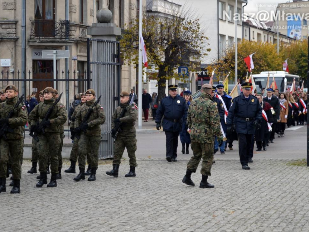 Mławskie  obchody 11 listopada 