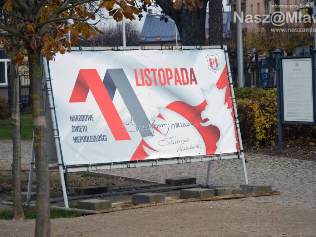 Mławskie  obchody 11 listopada 